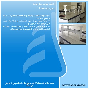 شلف جهت میز وسط (مدل parslab)